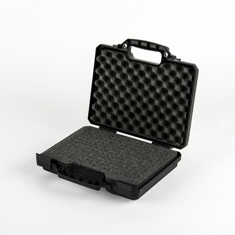 GLARY portable plastic hand gun case with foam reliable durable cases for gun packaging wholesale gun case box with TSA lock