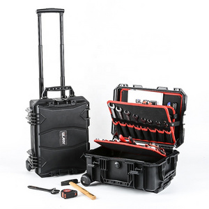 Glary Tool Case Box with Trolly Hot Selling Hand Tool Storage Protection Case Multi-purpose use hard tool case with wheels