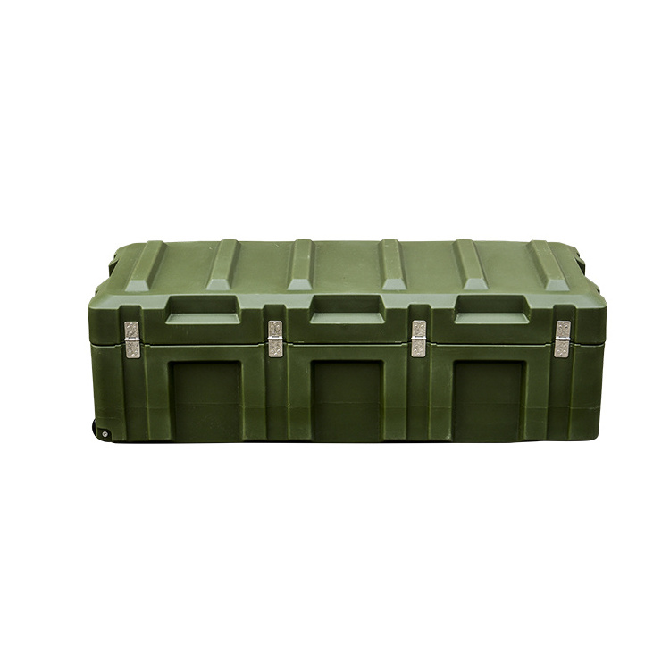 GLARY lockable storage instrument hard case with durable wheels large space practical tool case box crashproof truck case box