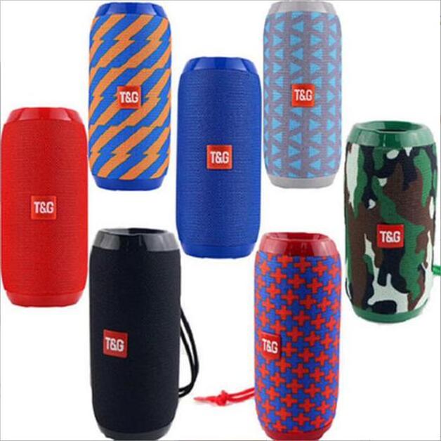 Portable Wireless Speaker T&G 117 - Waterproof HiFi Outdoor Stereo Mini Bluetooth Speaker