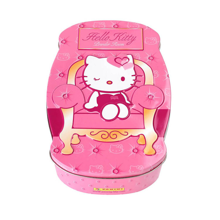 Factory Price Custom Design  Chocolate Cookie Gift customized Metal Packaging Tin Box for Hello kitty Design