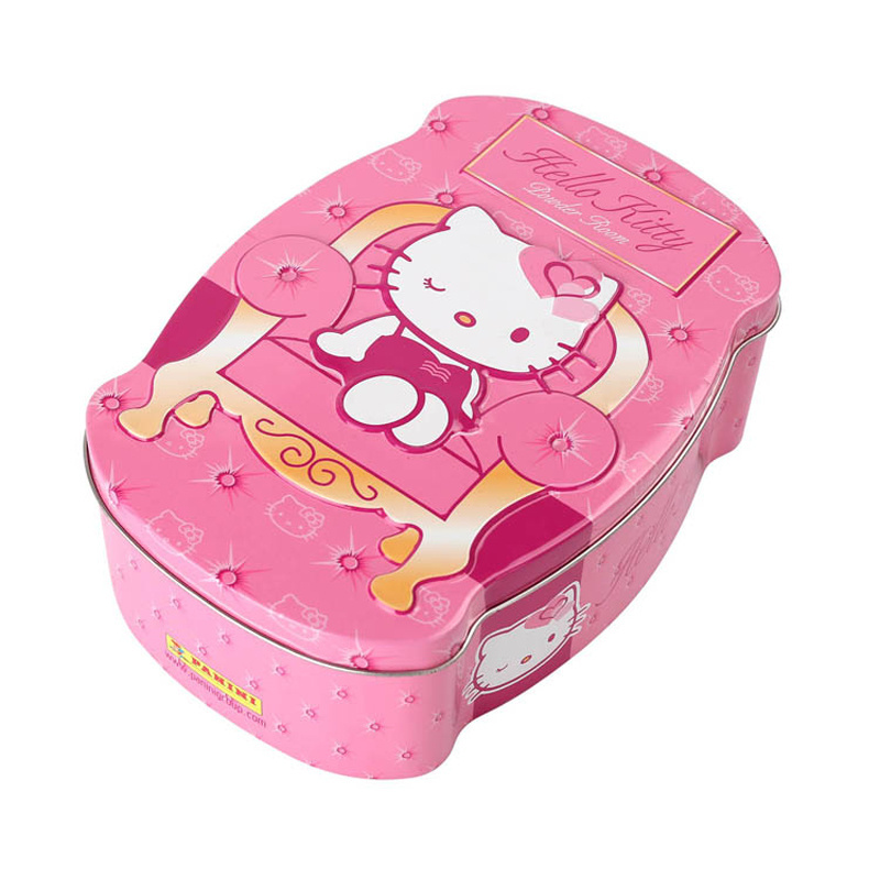 Factory Price Custom Design  Chocolate Cookie Gift customized Metal Packaging Tin Box for Hello kitty Design