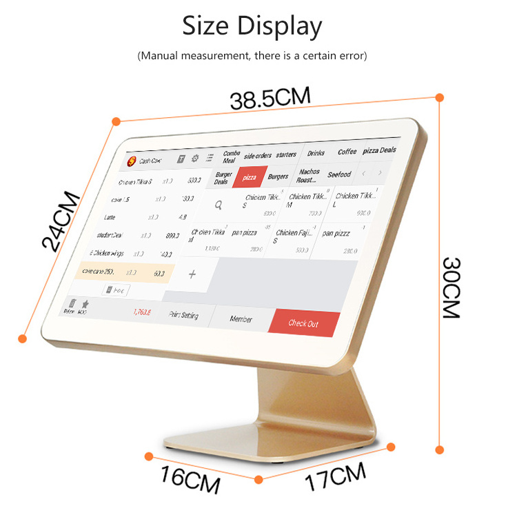 POS all in one touch cash register with touch screen POS Android tablet