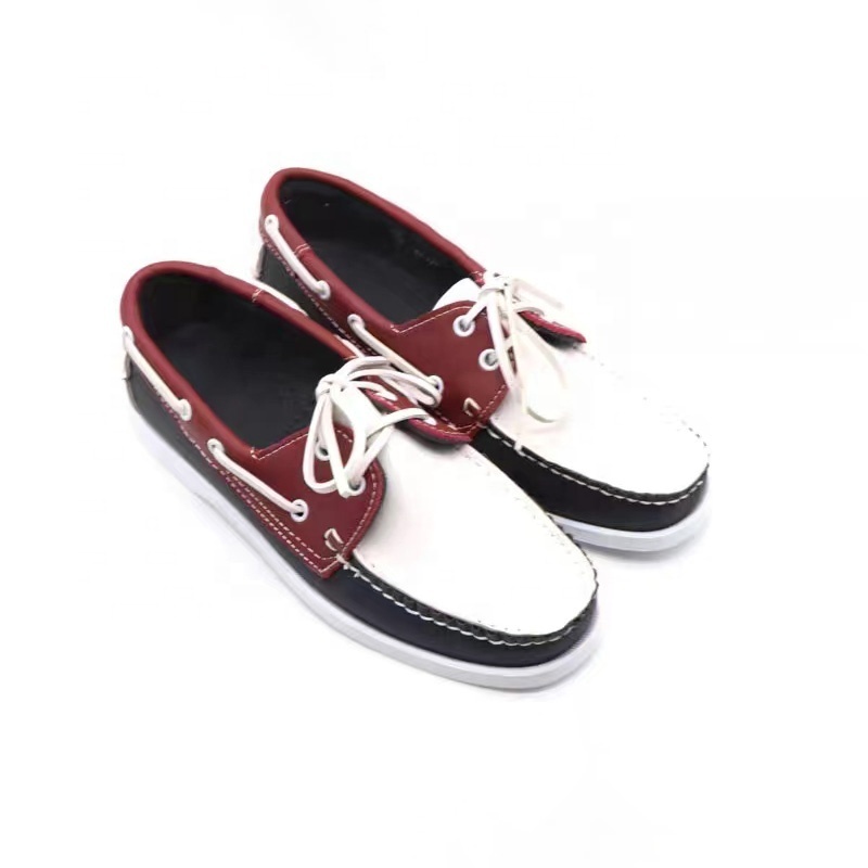 Men Classic Moccasins Boat Shoes Custom Your ODM Genuine Leather Driving Shoes Men Office Shoes Loafers