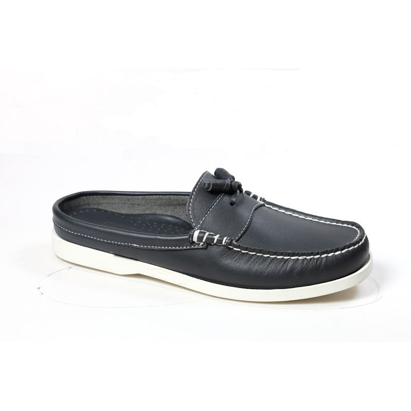 Tassel Genuine Leather Half Slippers Slip On Loafers Men Half Boat Shoes