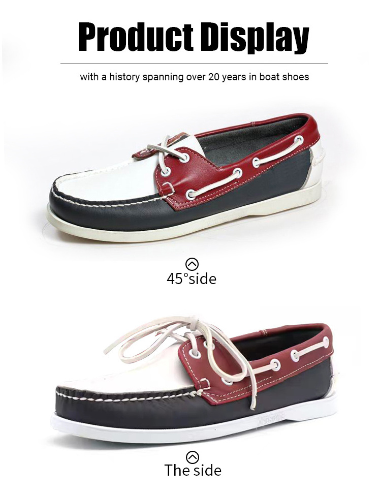 Men Classic Moccasins Boat Shoes Custom Your ODM Genuine Leather Driving Shoes Men Office Shoes Loafers