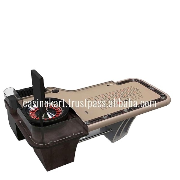 High quality Foliage Roulette Table (Without Wheel) Wooden Casino Roulette Game Table For Sale Table De Roulette