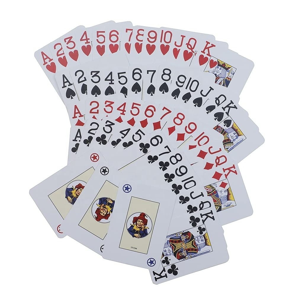 High Casino Quality Poker Texas Poker Playing Cards Index Standard Casino Size Branded Cards Bulk Orders