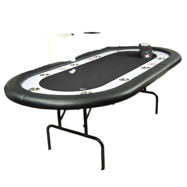 Modern Luxury Custom Gambling Poker Table Customized Modern Poker Tables Casino Selling In Best Quality Foldable legs for home