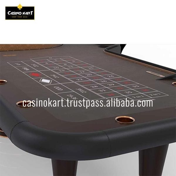 Super Quality Golden Ring Roulette Table (Without Wheel) Style Professional Casino Standard Roulette Table for Sale