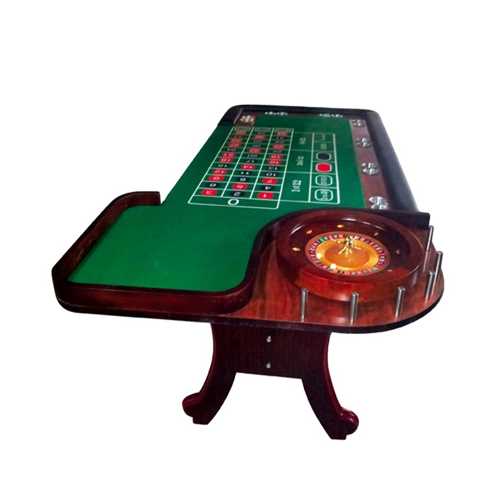 Super Quality Golden Ring Roulette Table (Without Wheel) Style Professional Casino Standard Roulette Table for Sale