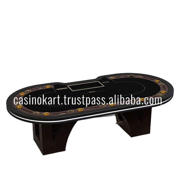 Manufacturer From India Black Pantheon Poker table Casino Poker Table Selling Available For Exports