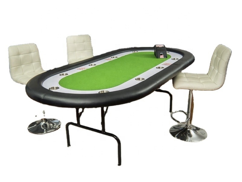 Modern Luxury Custom Gambling Poker Table Customized Modern Poker Tables Casino Selling In Best Quality Foldable legs for home