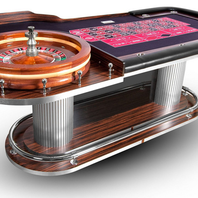 Fully Customisable High quality Roulette Table  Wooden Casino Roulette Game Table De Roulette different quality wheels available