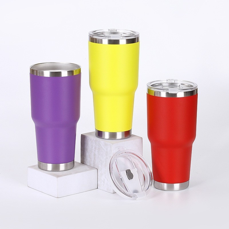 30oz 20oz Stainless Steel Tumblers  termos Double Wall Vacuum glasses keep Cold Vasos Travel wine Cups 36 30 20 14 oz Mugs