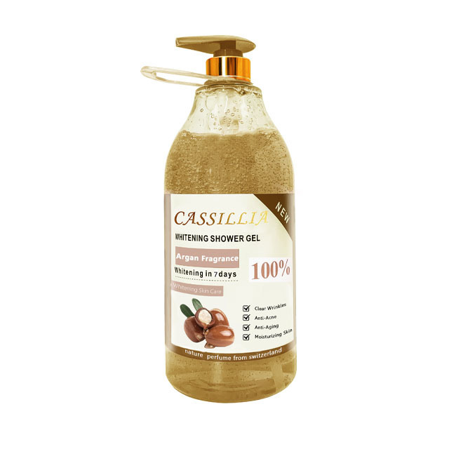 Cassillia Whitening Body Wash Custom Ingredients OEM ODM Moisturizing BIO Shower Gel for Body Care