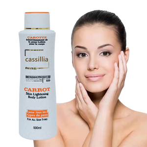 CASSILLIA oem q7 carrot lotion wholesale pink body lotion rubee hand frosted rubee body lotion