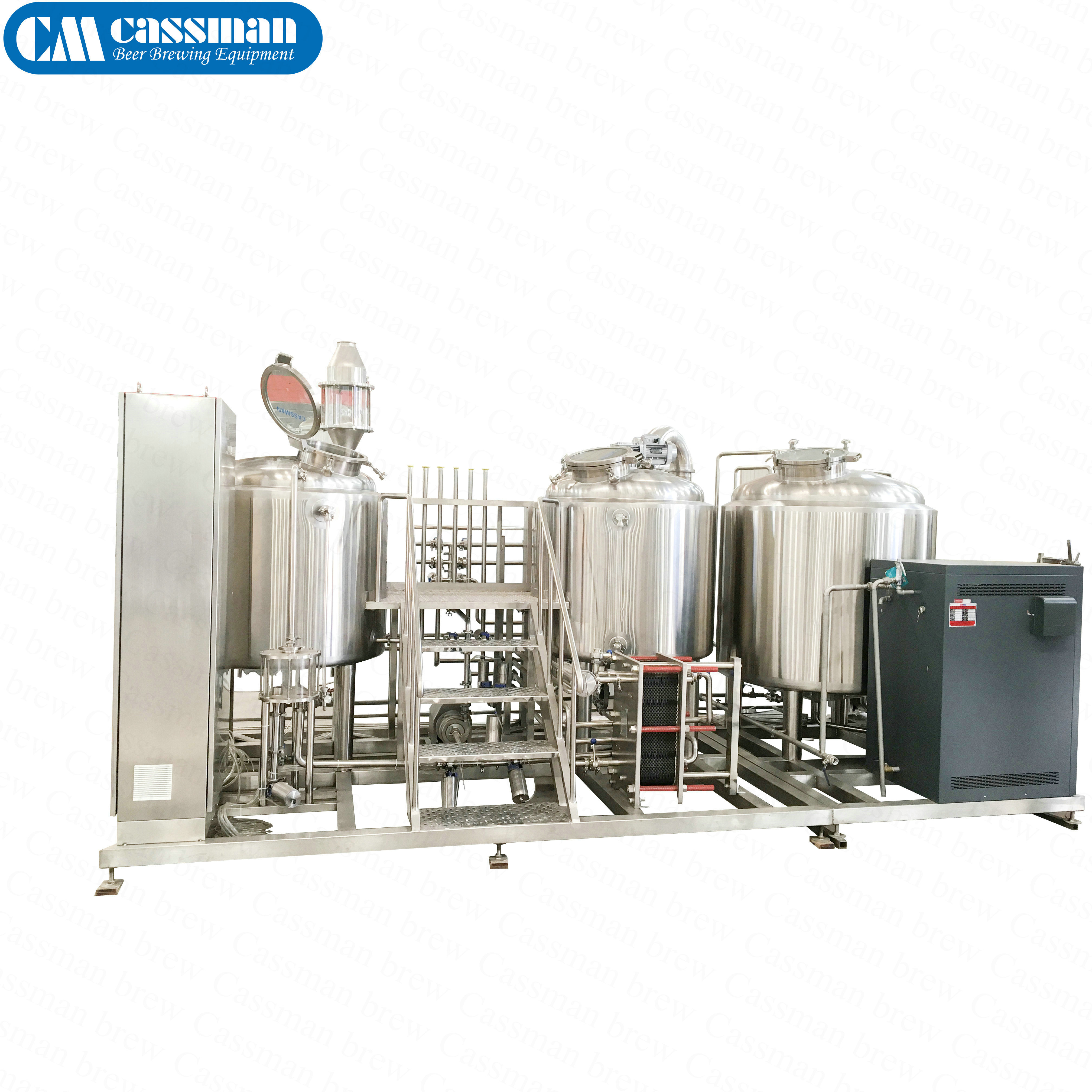 600l electric customized beer brewing equipment for brewery