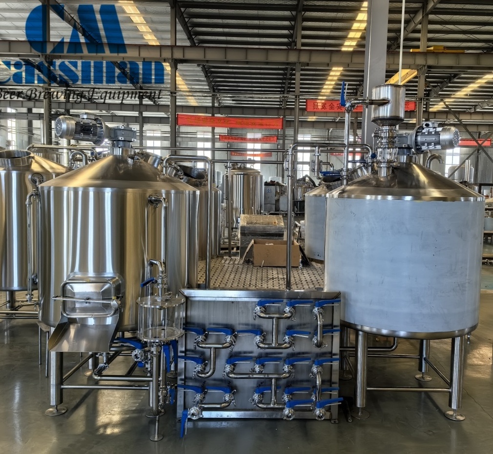 jinan cassman 3000L automated steam electric   brewing system