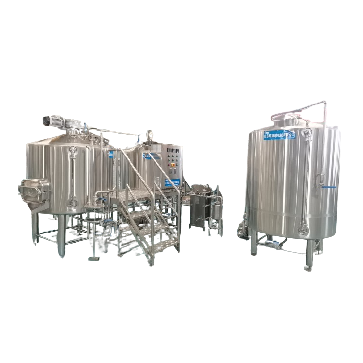 5 Ton / 5000L/h kieselguhr filter beer Candle filter DE filter use diatomaceous earth 200L Buffer tank and Beer flow meter