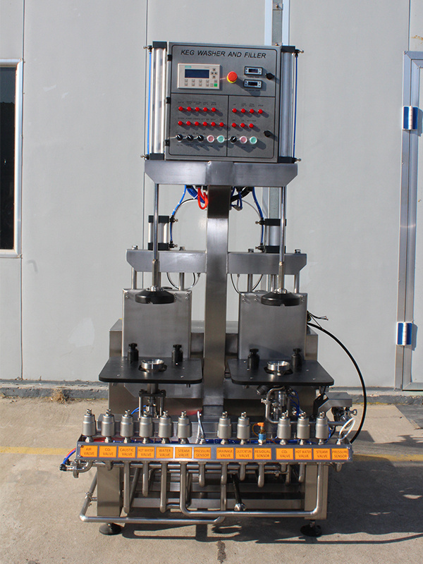 Semi-auto beer keg filling machine keg filler equipment