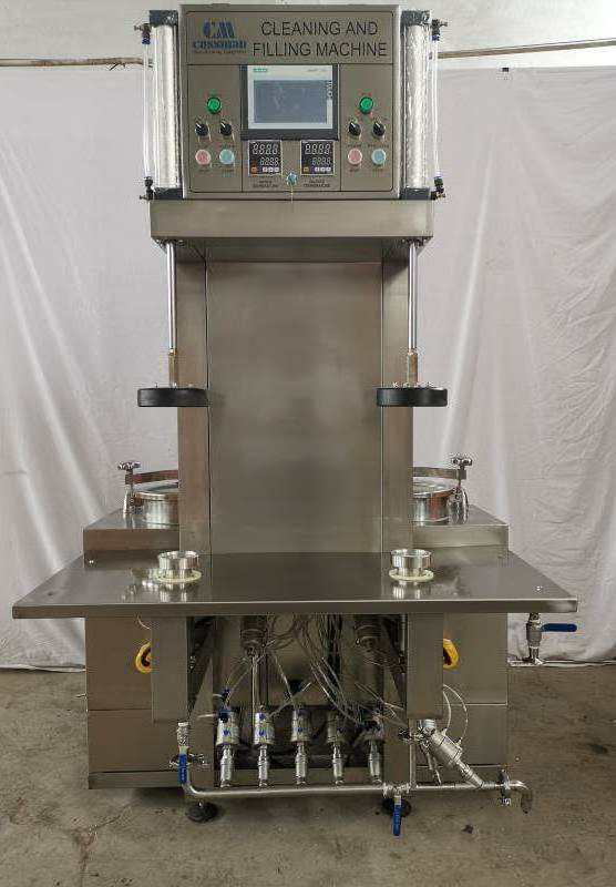 Semi-auto beer keg filling machine keg filler equipment