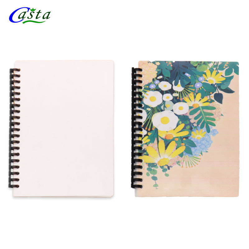 Custom Printing Spiral Paper Note Book Diary Journal Sublimation Blanks A5 Size Spiral Notebook