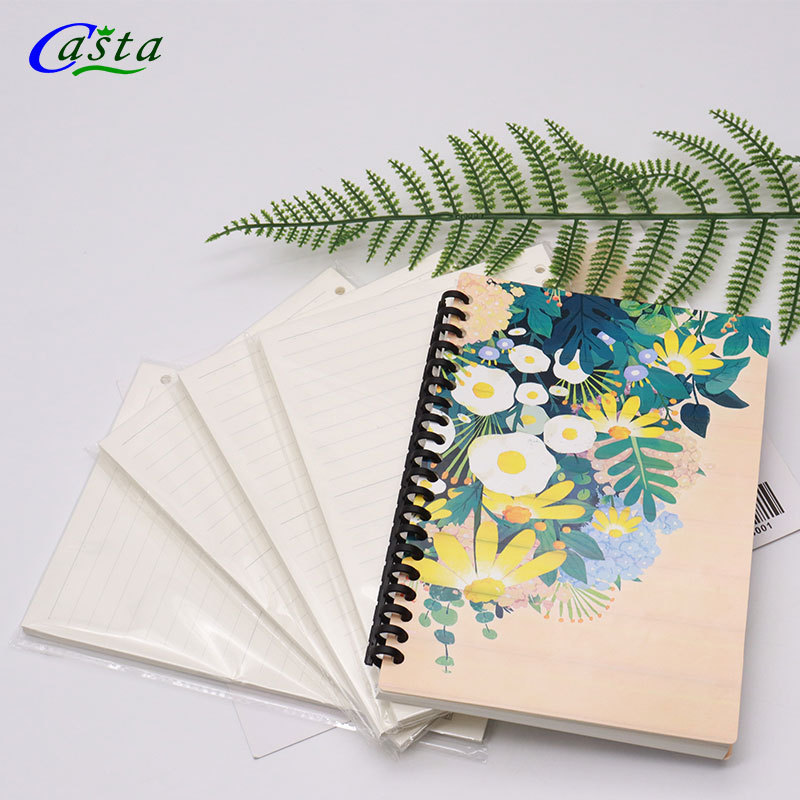 Custom Printing Spiral Paper Note Book Diary Journal Sublimation Blanks A5 Size Spiral Notebook