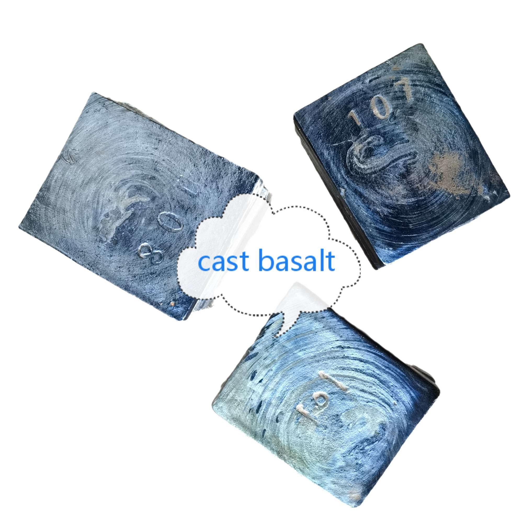 Factory wear-resistant chute lining with cast basalt for iron ore and paper plant mill and Environmental protection equipment