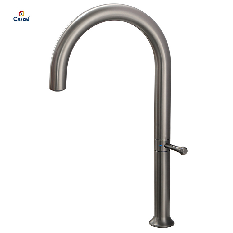 Kitchen Accessories Stainless Steel High Arc Kitchen Mixer Faucet Gun Grey Sink Faucets