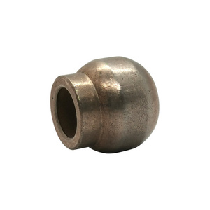 10xS20x18mm Iron Copper Fe Cu Outer Spherical Slide Bearing Bushing Fan Motor Bush Oil Sinter Bronze Bushing