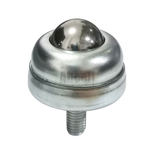 CY-25F Thread Bolt Plastic Ball Omniball Transfer Unit Furniture Table 1 Inch Swivel Wheels Nylon Ball Caster