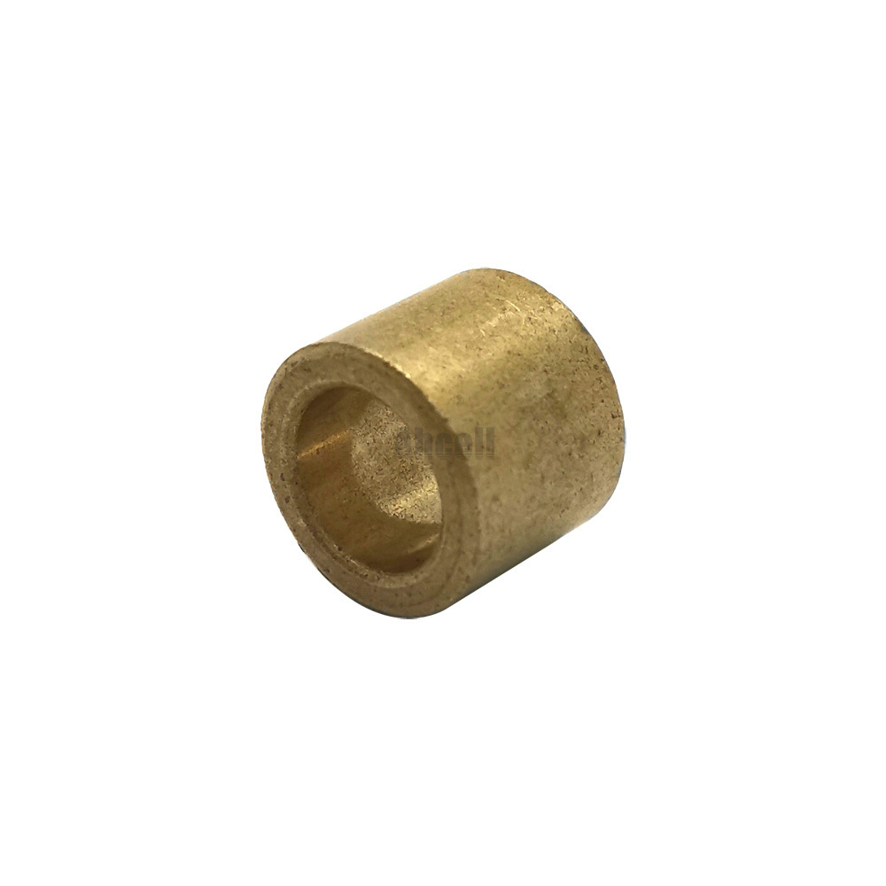 Spherical Flange Brass Tin Zinc Alloy Electrical Fan Motor Bearing Bushing Bronze Iron Outer Sphere With Neck Slide Bush