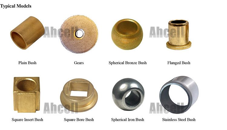 8x12.7x19mm Powder Metallurgy 9010 Fan Motor Bushing,SAE841Self-Lubricating Mixer Blender Bearing Bronze Bush