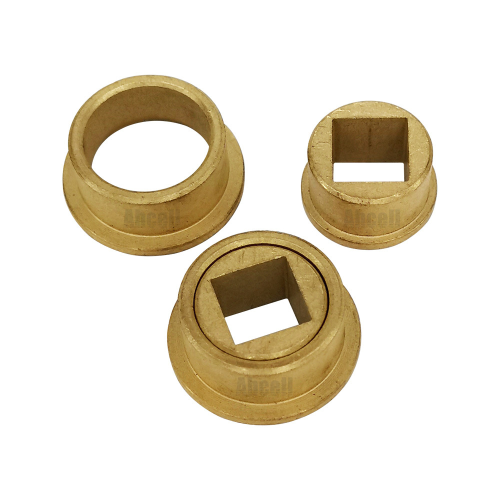 S9.6 F-1 Square Hole Process Air Gas Fluid Flow Control Valves HVAC Fir Damper Shaft Bar Brass Bronze Copper Bushing