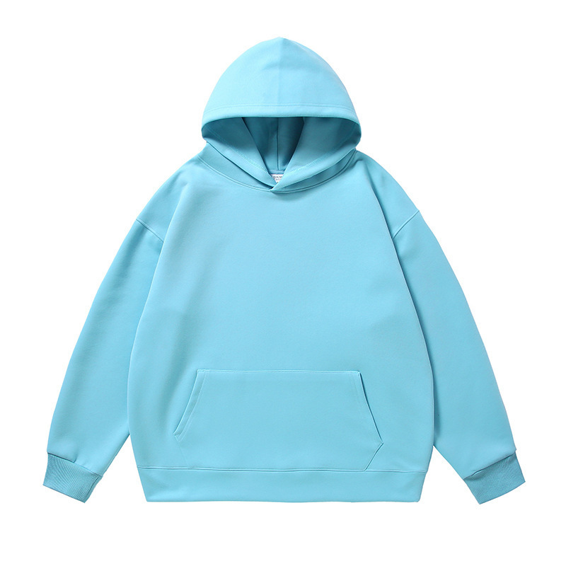 2023 Winter new design 380 gsm hoodie Plain color french terry 100% cotton hoodie 380gsm No strings 380 gsm hoodie