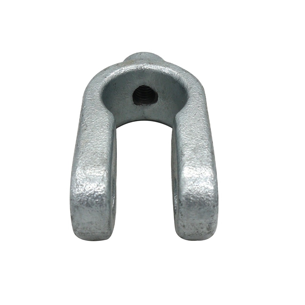 Sand cast ball iron QT400 tie rod clamp drawings customized OEM production