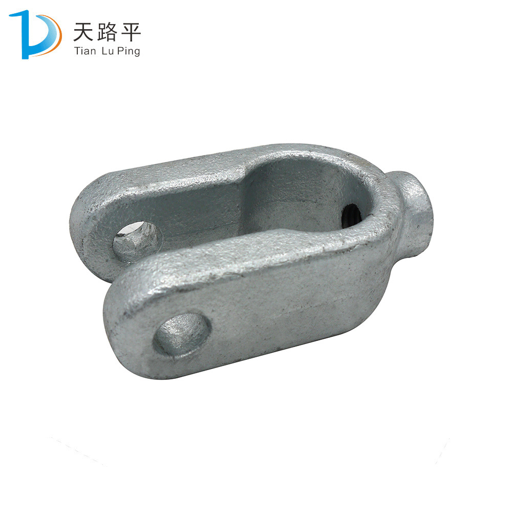 Sand cast ball iron QT400 tie rod clamp drawings customized OEM production