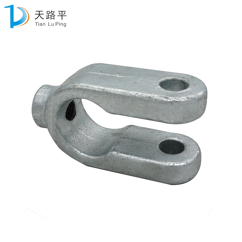 Sand cast ball iron QT400 tie rod clamp drawings customized OEM production