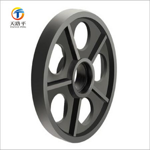 OEM customized flywheel by iron casting and forging