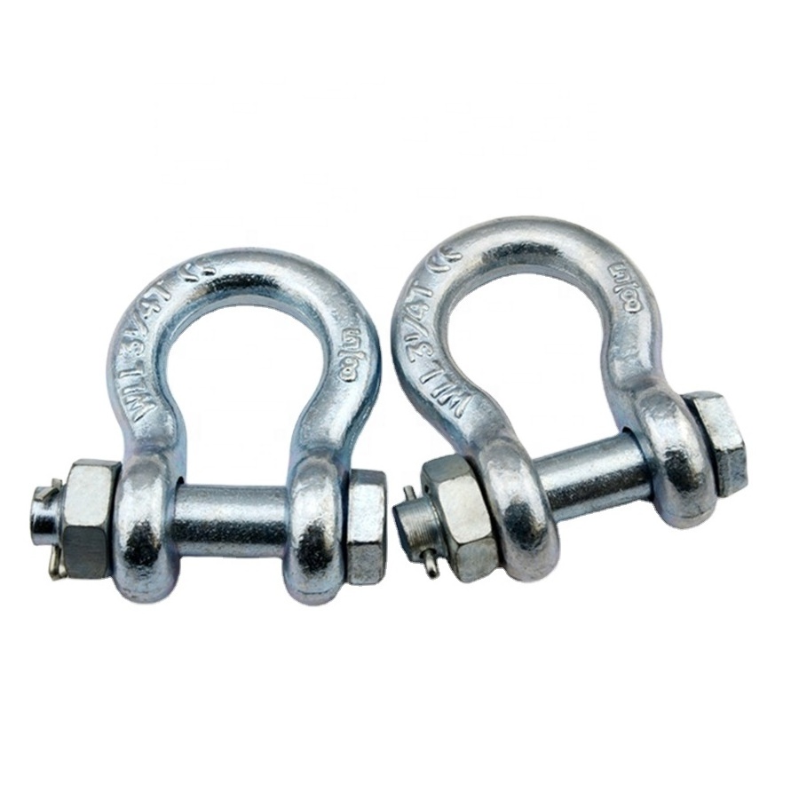 EMP Hot Dip Galvanized Set Strain Clamp Electric Anchor Shackle For Pole Line/Tension Clamp Set