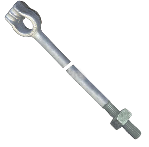 EMP Manufacture Anchor Rod Hot dip galvanized ANSI Stay Anchor Rod Earth Rod for Pole Line Hardware