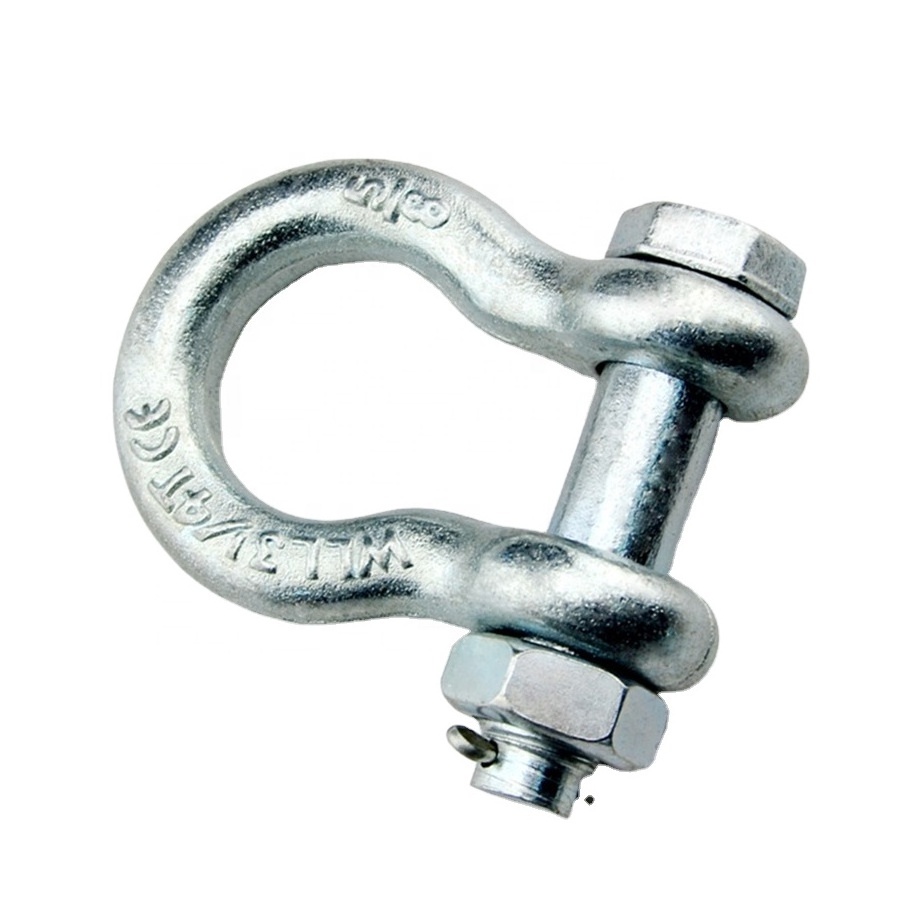 EMP Hot Dip Galvanized Set Strain Clamp Electric Anchor Shackle For Pole Line/Tension Clamp Set