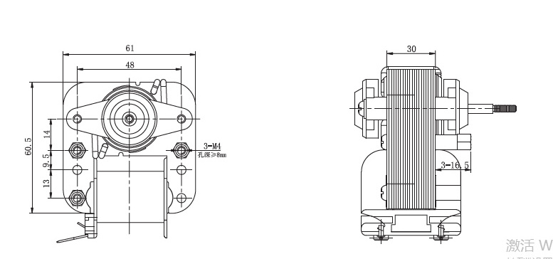 50 60hz 110 220 240 Volt   Pure Copper Wire Shaded Pole 28w 50 60hz 110 220 240 Volt  Ac Heater Fan Electric Oven Motor