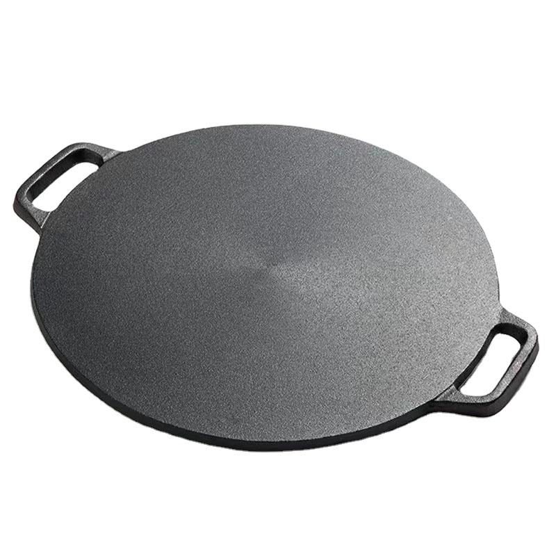 Non stick coating Chinese multi grill pan double-sided cast-iron pizza pans