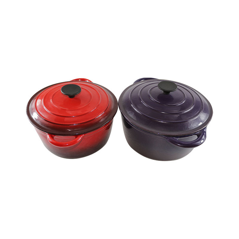 hot sales wholesale kitchen cooking pot cast iron enamel cookware set