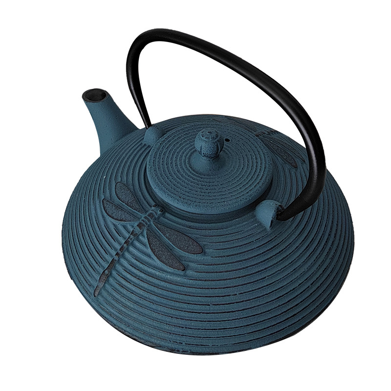 cast iron teapot 800ml with stainless steel filter hot sale Chinese classic iron kettle