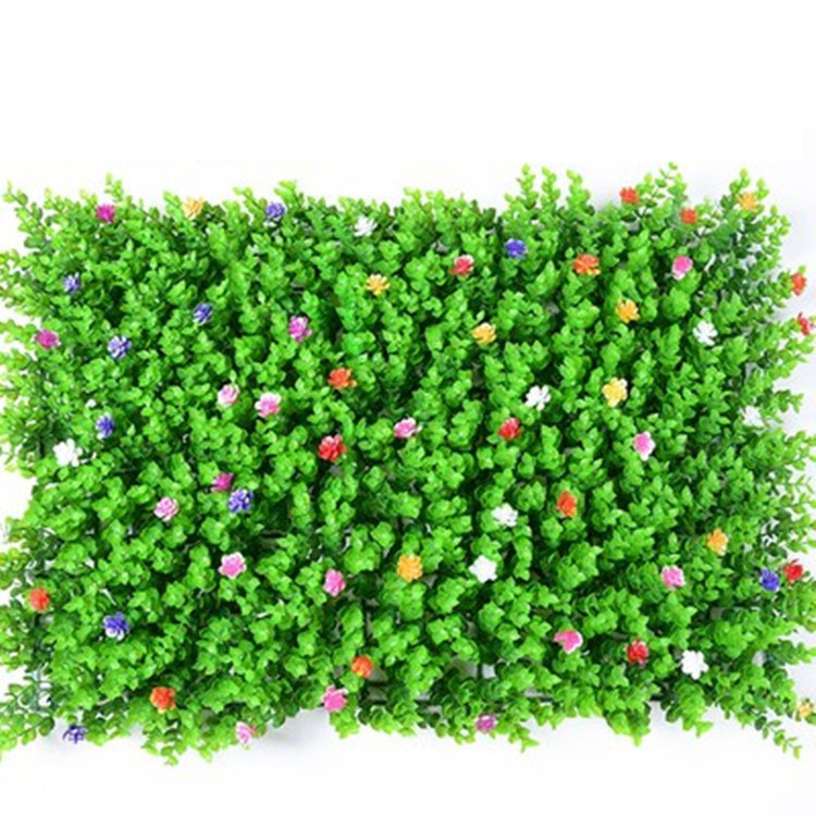 D-GW002 sea Green Grass Panel wall decor  UV Retardant Fake Artificial Grass Wall for Home Indoor Outdoor Garden Decoration