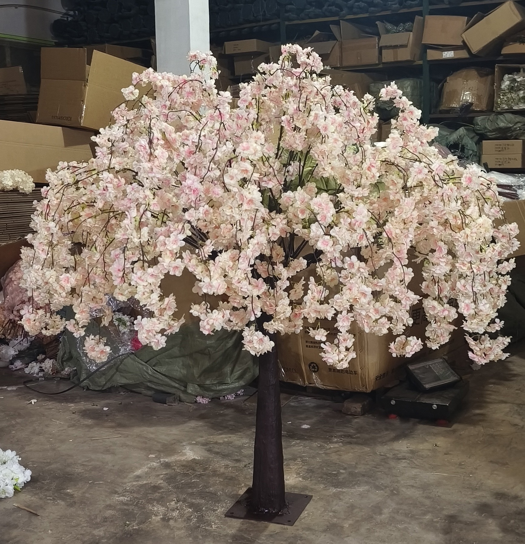 O-T001 High Quality Artificial Trees 1.2m Artificial Cherry Blossom Tree Table Centerpieces Blossom Artificial Tree Wedding part