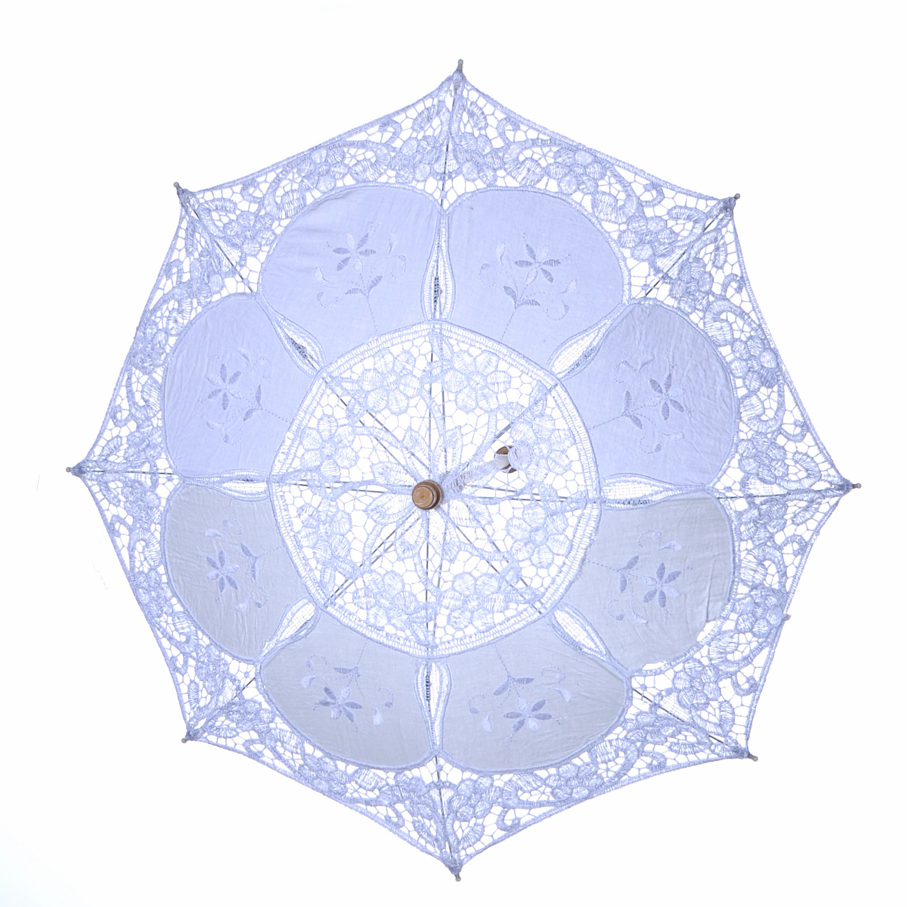 O-X652 Wholesale Wedding props umbrellas European parasol umbrellas wedding lace high quality wedding umbrella white